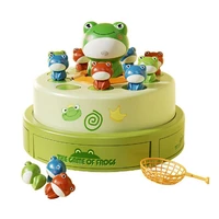 Kid Toy Launch Frog Cartoon Flying Frog Catching Development Sensory Interaction Puzzle Toy 1