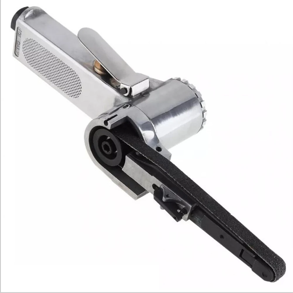 

Belt Grinder 3/8" Air Belt Sander With Sanding Belts 60 80 120 Grit For 100 Angle Grinder Machine Air Compressor Pneumatic Tool