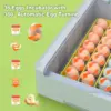36 Egg Incubator for Hatching Eggs withAuto Turn, Temp & Humidity Control, Built-in CandleLarge Capacity Egg Incubator for Chic