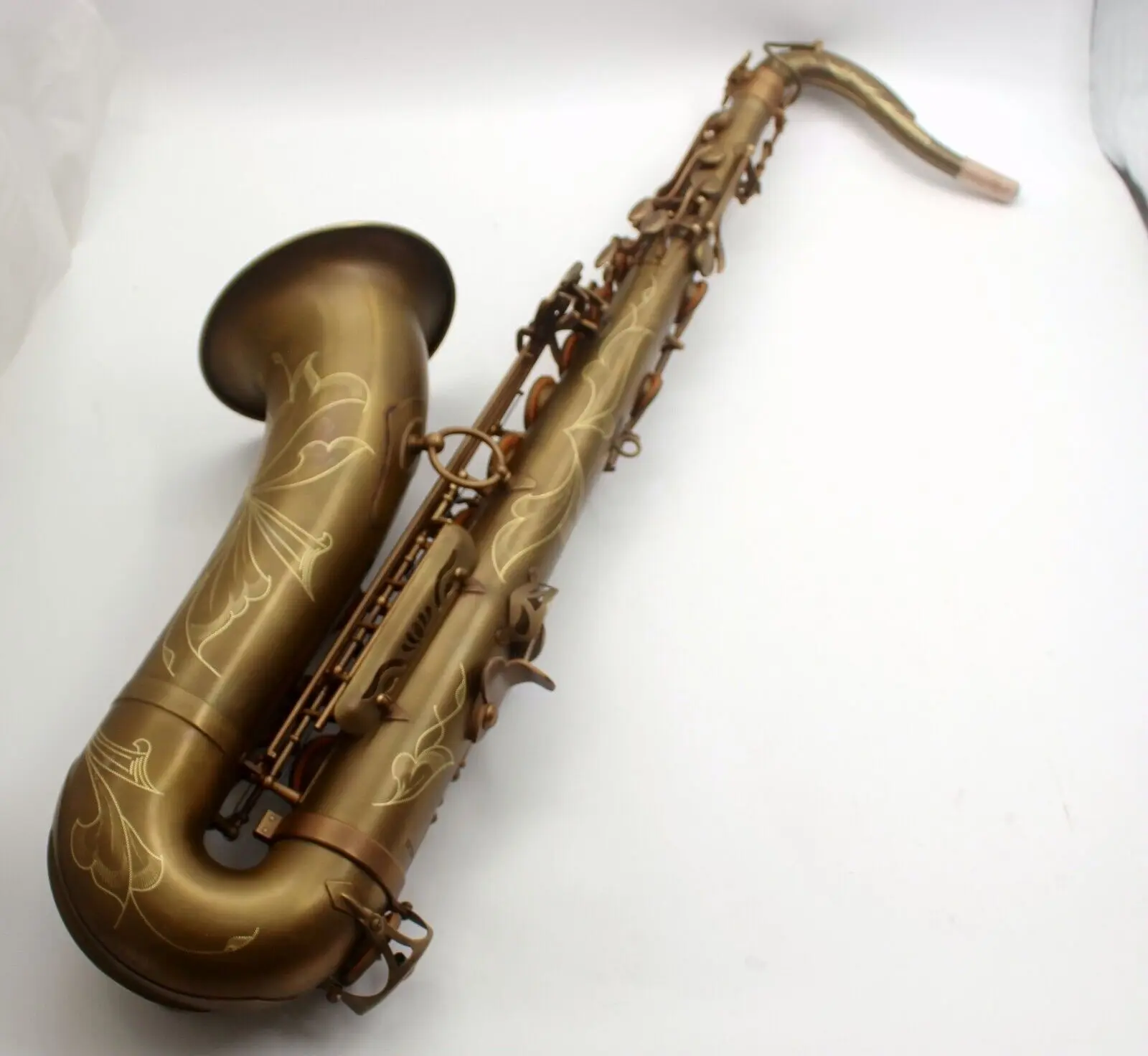 Eastern music pro use Vintage antique unlacquered Mark VI style tenor saxophone