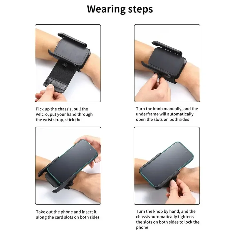 Sport-Armband Handyhalterung 360° ° Drehbarer Universal-Armbandclip für iPhone, Samsung, Xiaomi zum Laufen, Wandern, Radfahren, Spazierengehen – Detail 6