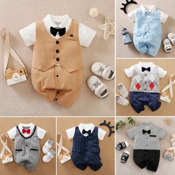 Baby Gentleman Cotton Bodysuit 1