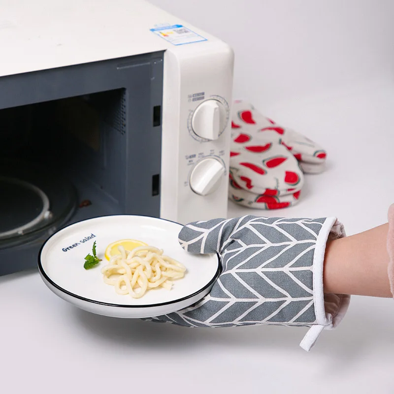 1PC Insulated Household Gloves Oven Heat-Resistant Gloves Baking Supplies Barbecue Grills Kitchen Accessories And Utensils