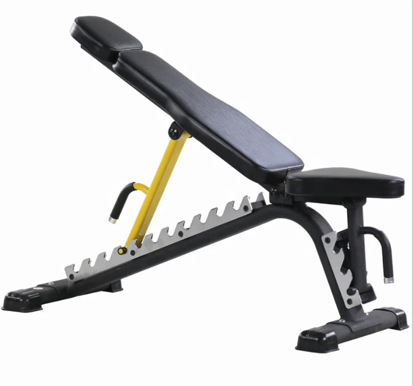 Adjustable dumbbell chair commercial gym multifunctional sit-up bench press dumbbell bench upper inclined flat