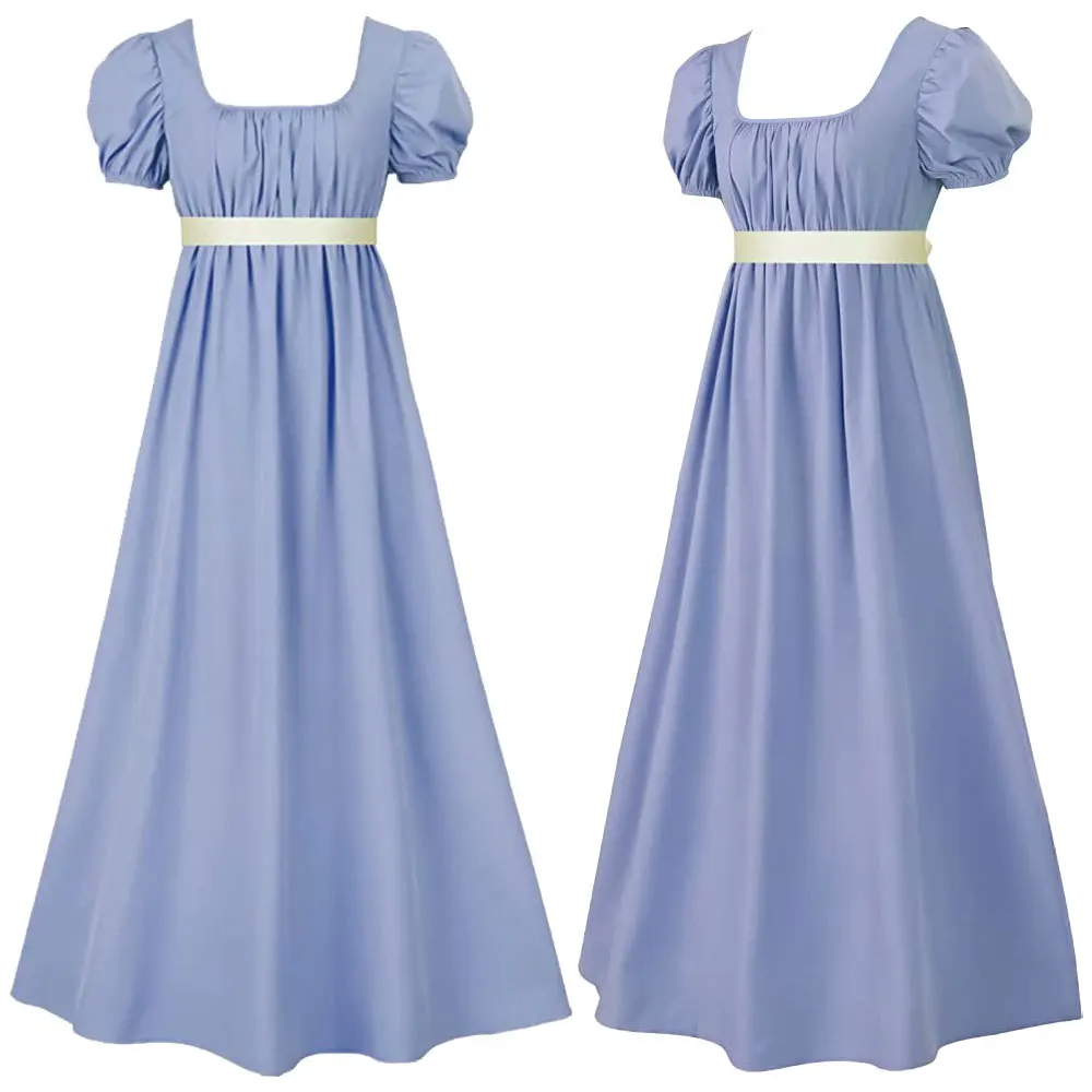 princess polly baby blue dress 16 Fascinating Secrets Behind Bridgerton's Lavish Costumes