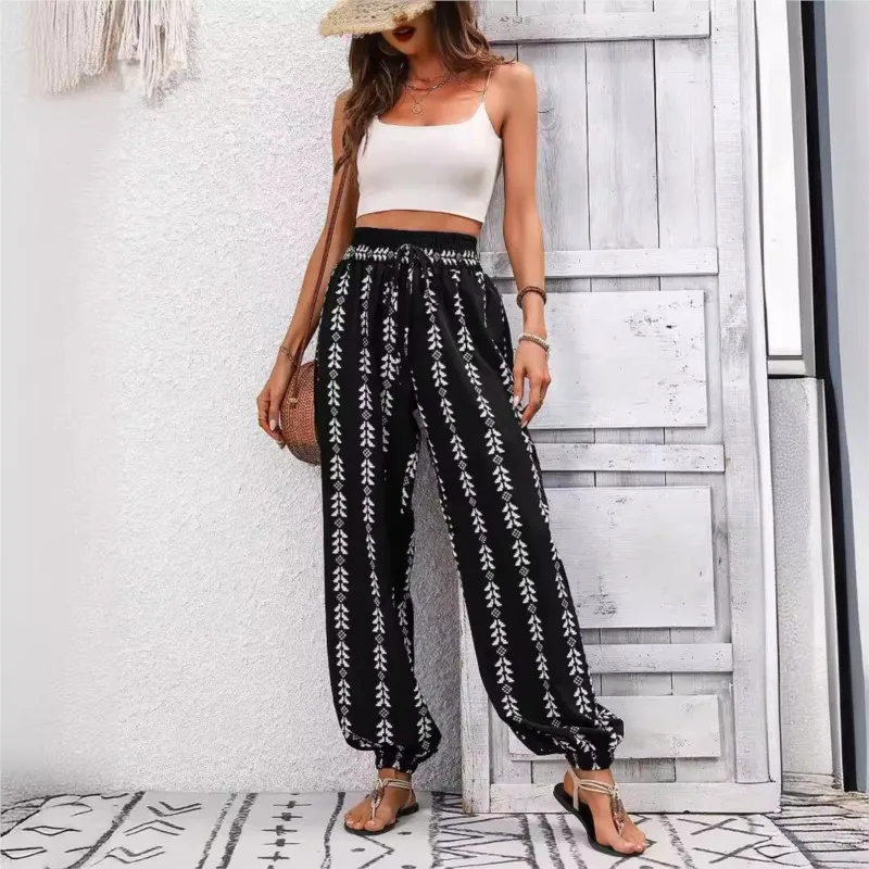 ★2025SS新作★BINARY01★Libeha Flower Wide Pants ZAHRA WIDE LEG PANTS– PH5