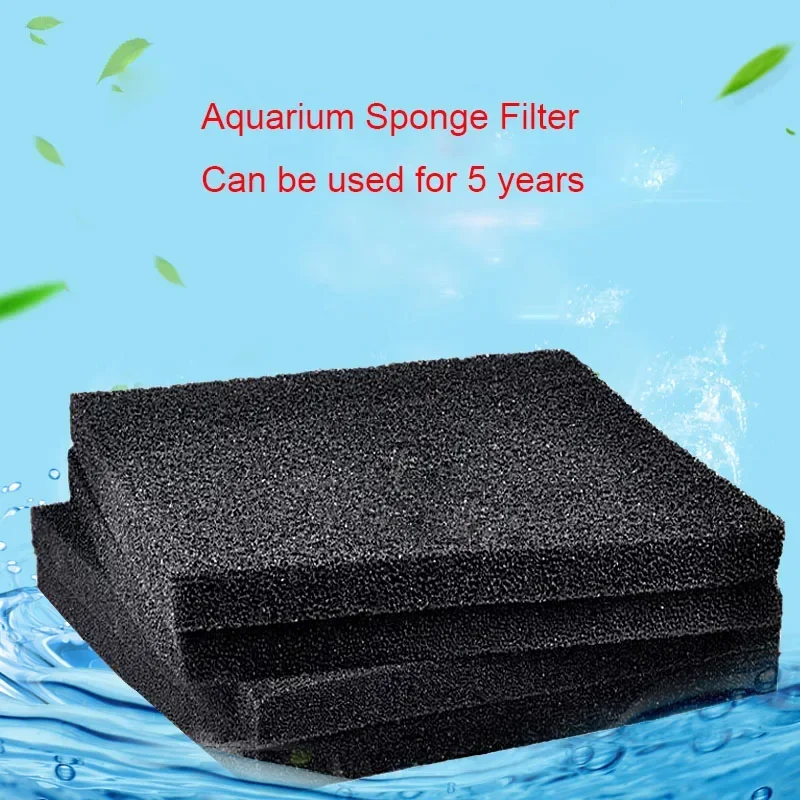 Mehrere Größen, schwarzer Filterschaum, Aquarium, biochemischer Filter, Schwammpolster, Skimmer, lange Nutzungsdauer, Schwammversorgungstank – Detail 7