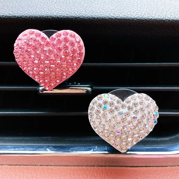

Universal Aromatherapy Clip Fashion Air Outlet Fragrance Clip Durable Heart-shaped Design Car Air Outlet Aromatherapy Clip