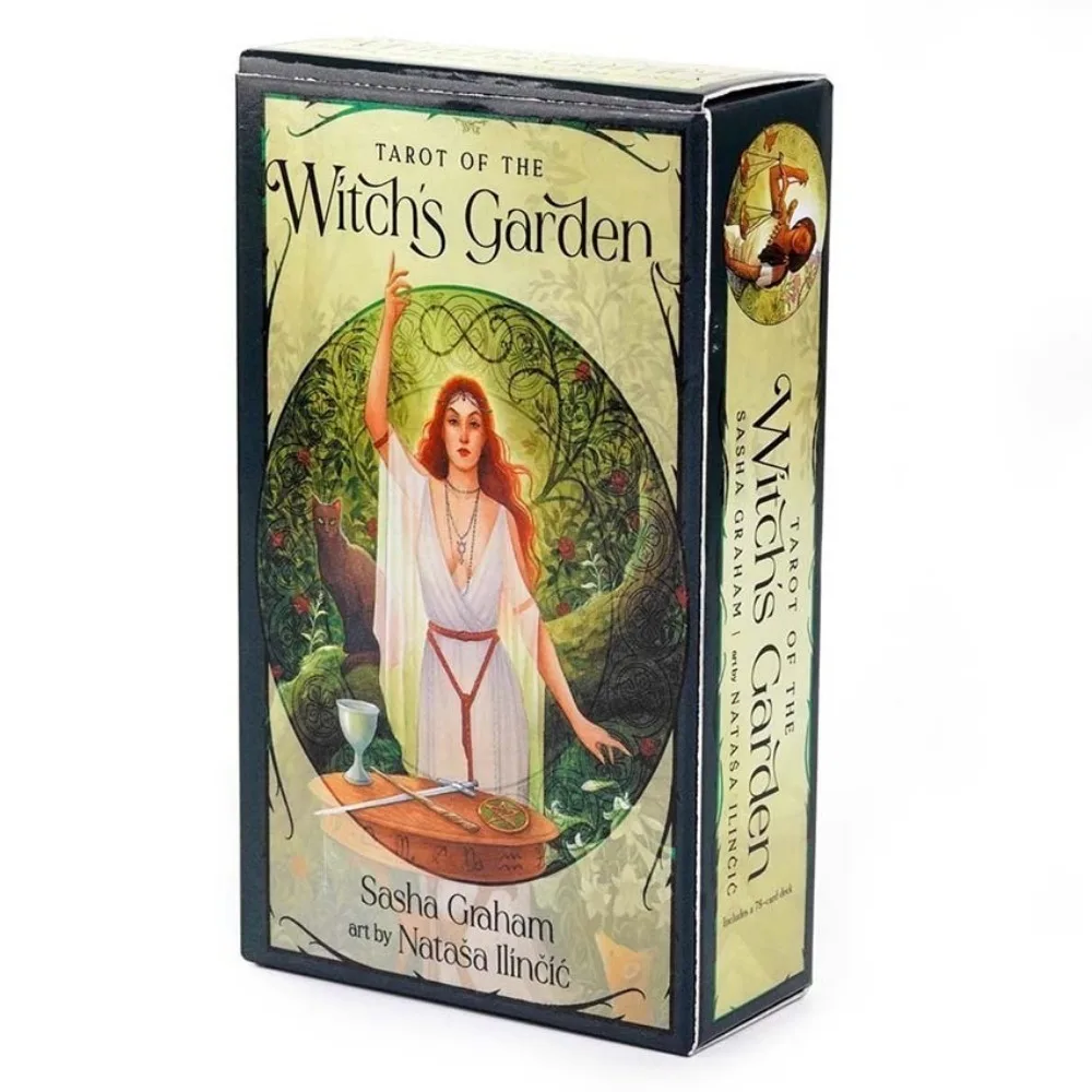 Tarot of The Witch's Garden 78 Pcs Cards Manifestation and Magic Await You In The Witch's Garden 10.3*6cm 3
