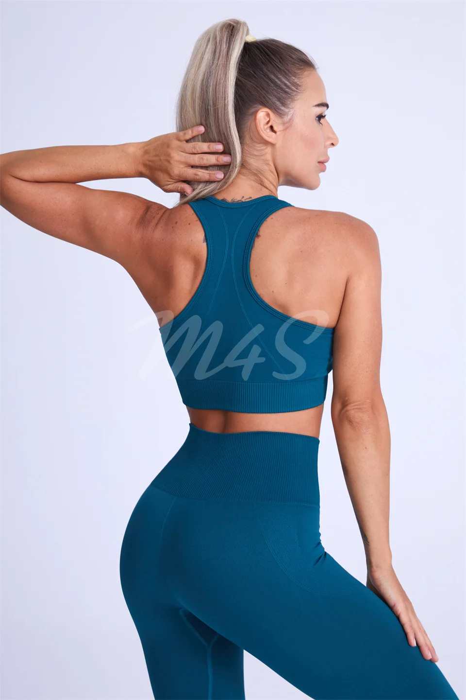 2 stück Yoga Sets Ensemble Weibliche Frauen Gym Kleidung Nahtlose Workout Set Fitness Trainingsanzug Set Sportswear Set Crop Top Leggings