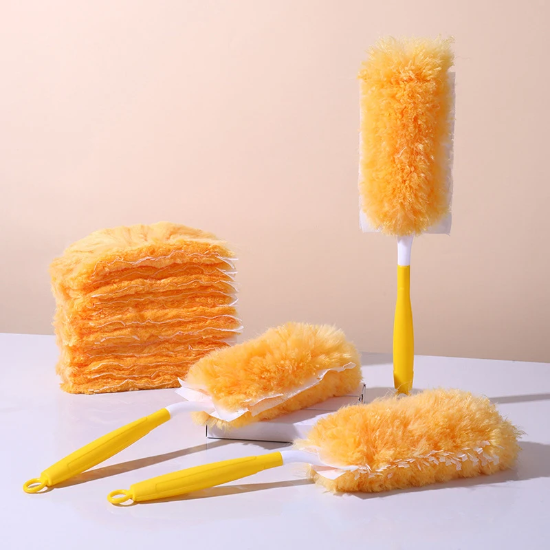 Double Sided Electrostatic Precipitator 360&deg; Cleaning Dust Spider Web Roof And Desktop Cleaning Disposable Feather Duster cleaning duster feather duster disposable feather duster