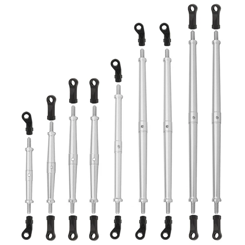 

Комплект металлических звеньев Подвески 9 шт., комплект звеньев шасси для Axial SCX10 III JT Gladiator 1/10, детали для РУ гусеничного автомобиля