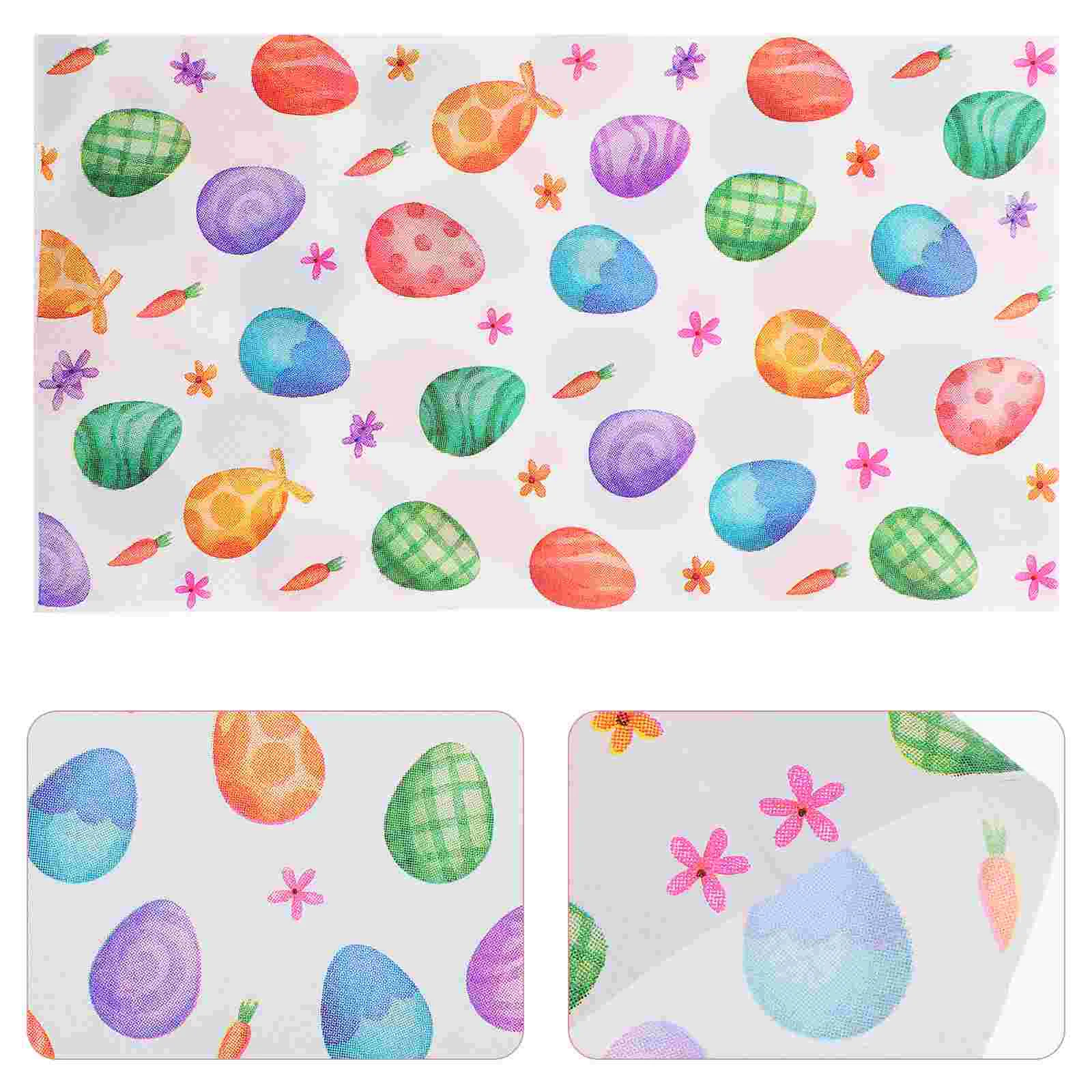 20 Pcs Easter Napkin Decorative Egg Wreath Kids Party Napkins for Decoupage Seat Fish Holiday Paper Child