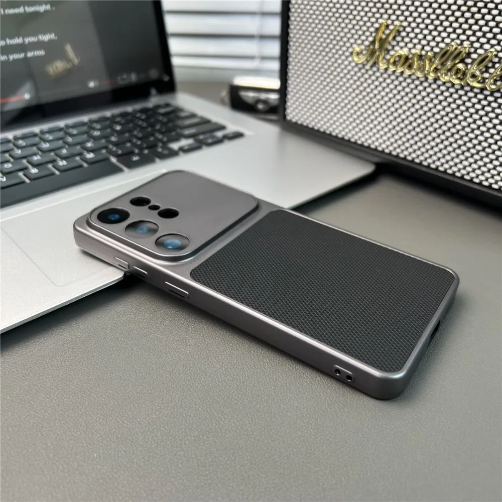 Luxury Diamond Pattern Black Phone Case - All-Inclusive Soft TPU Shockproof Matte Cover