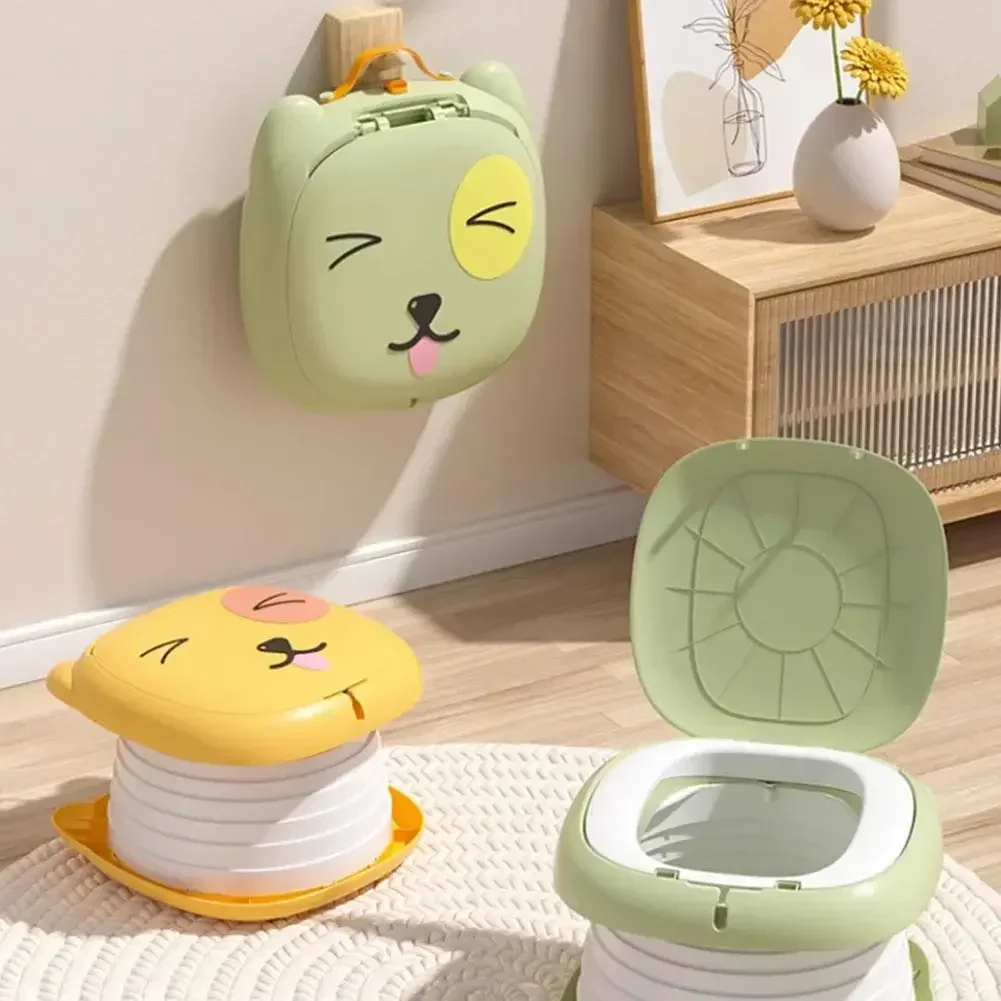 Portable Potty For Toddler Travel Foldable Potty Training Toilet For Car Camping Indoor Outdoor Bathroom For Baby Kids Children 4