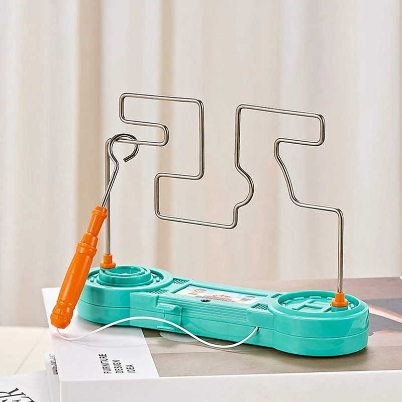 Hot Sale Bump Maze Toy Electric Dont Buzz The Wire Game Classic Tabletop Puzzle Game Retro Toys For Family Gathering 4