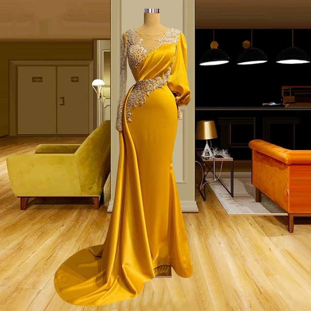 CARELLA | Chiffon Yellow Bridesmaid Dress – Envious Bridal & Formal