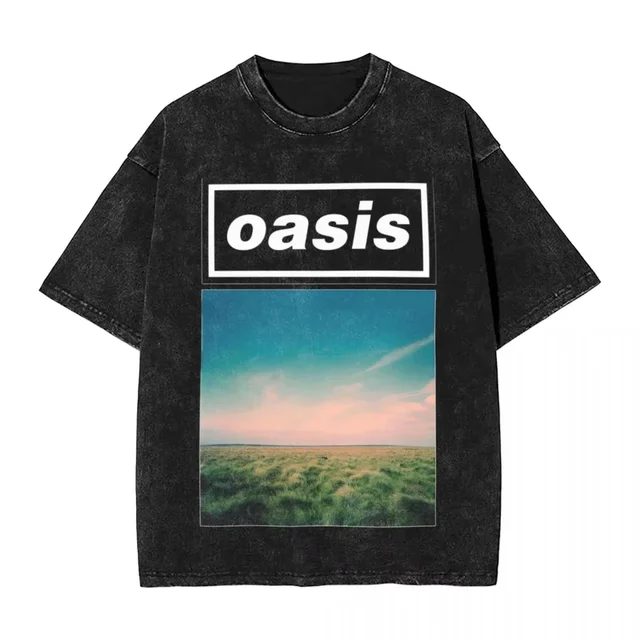 Hip Hop Street Men's T-shirt OASIS Live 25 Tour 2025 Vintage