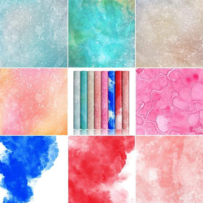 8 Pezzi Fogli Di Trasferimento Di Inchiostro Infusibile Carta Per Sublimazione Di Calore Marmo Acquerello Fai Da Te Per Cricut Mug Press T-Shirt Trans