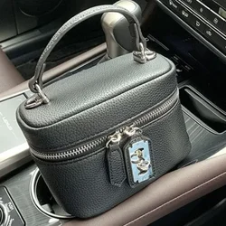 Elegant PU Leather Ladies Handbag - Luxury Designer Shoulder & Crossbody Bag (Black)