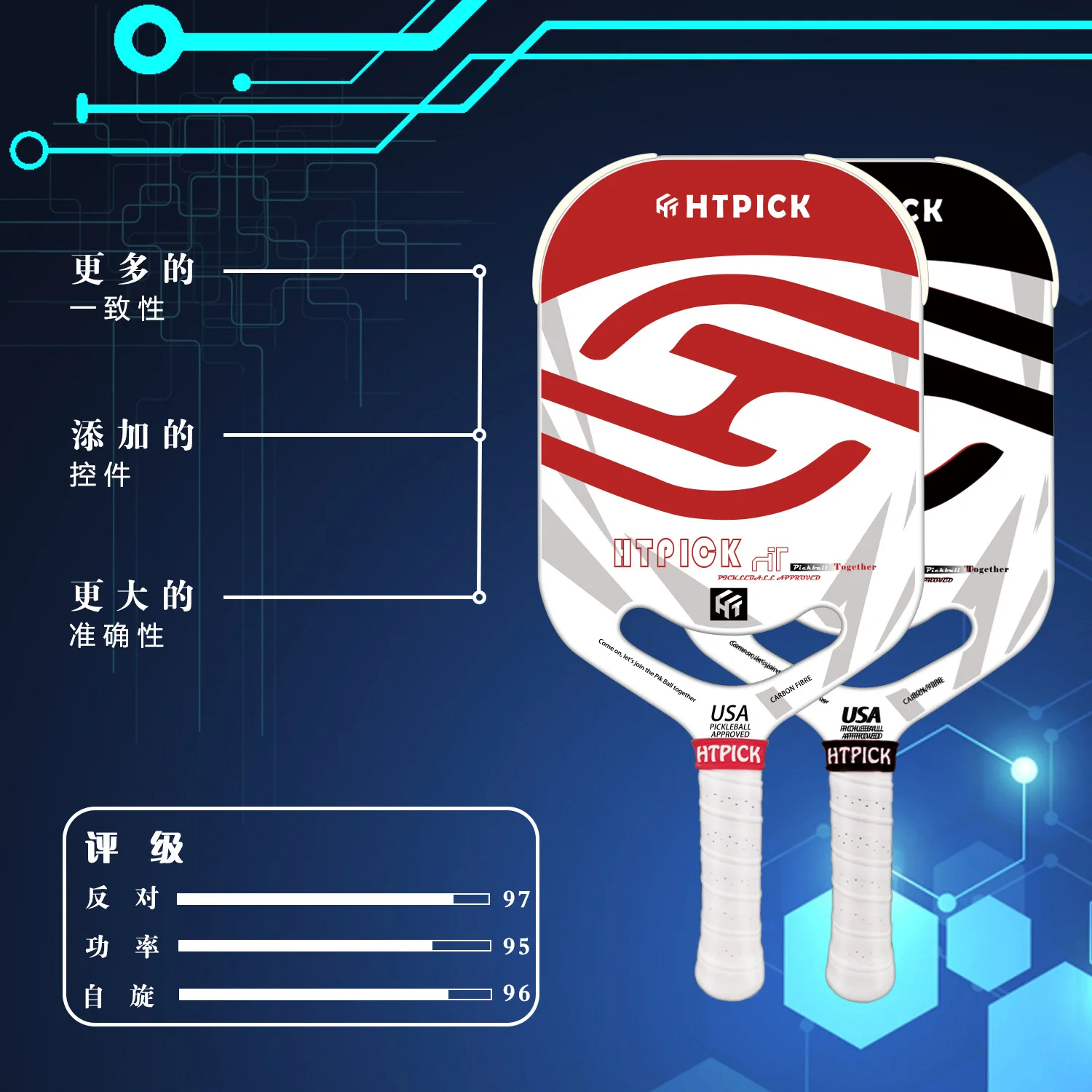 hot selling T700 frameless carbon fiber Pick racket sold 39876 piecesLuxx Same Style