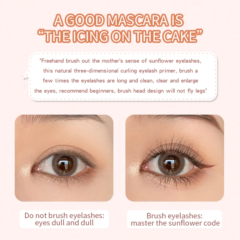 3D Enhancing Lash & Mascara Primer Infused With Micro-fibers Boosts Mascara Volume, Length & Curl Long-Stay Zero Clumps_voghion.com