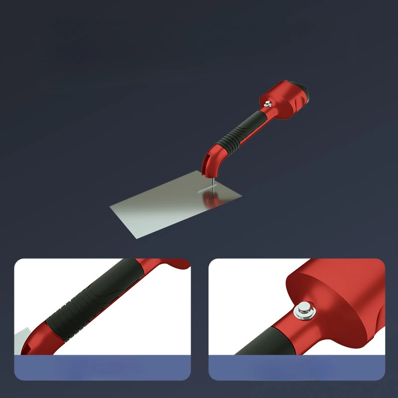 Rechargeable Electric Bucket Trowel Wall Finishing Trowel For Cement And Concrete Tile Brick Plaster Soft Rubber Handle llanas