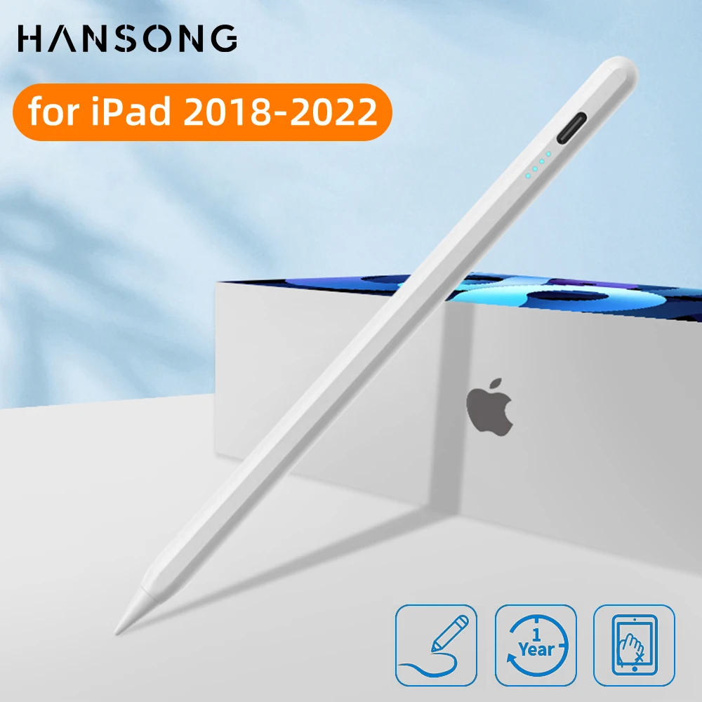 Stylus para Apple Pencil com Rejeição de Palma Ipad Pro 12.9 11 Air 4th Ipad 10 Mini Ipad Pencil Acessórios