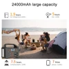 New jsdsolar Portable Solar Power Station Power Generator 100W 110V220V LED Light Emergency Solar Power Bank for Outdoor Camping 4