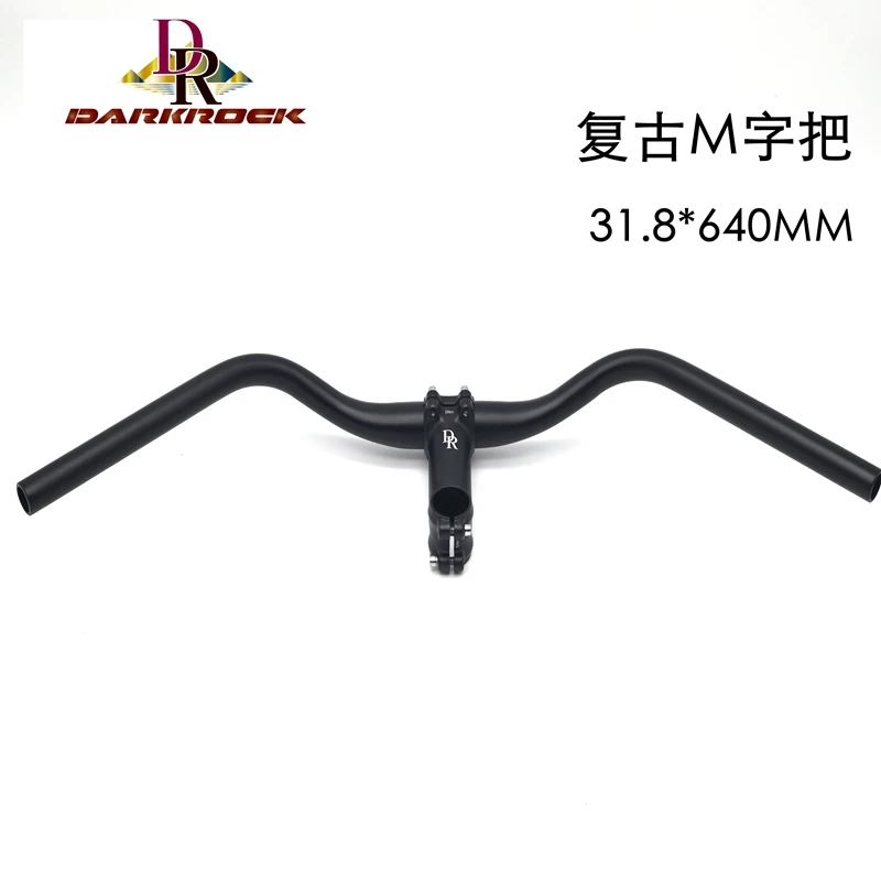 Bicycle Swallow Handlebar M Type Ultralight Aluminum Alloy 31.8MM Retro Comfort City Road Bike Handle Bar Parts