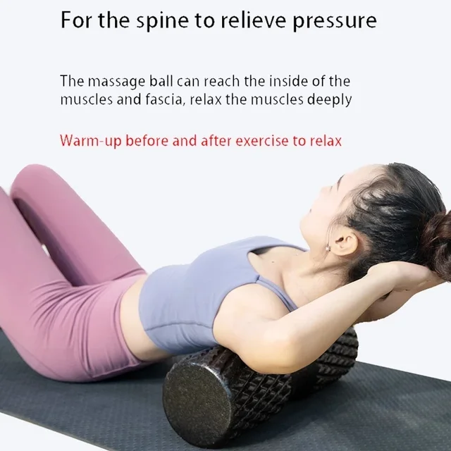 42cm EPP Diamond Fitness Yoga Column Foam Roller Pilates Gym Exercise Back Leg Arm Muscle Relaxer Massage Yoga Block Accessories 4