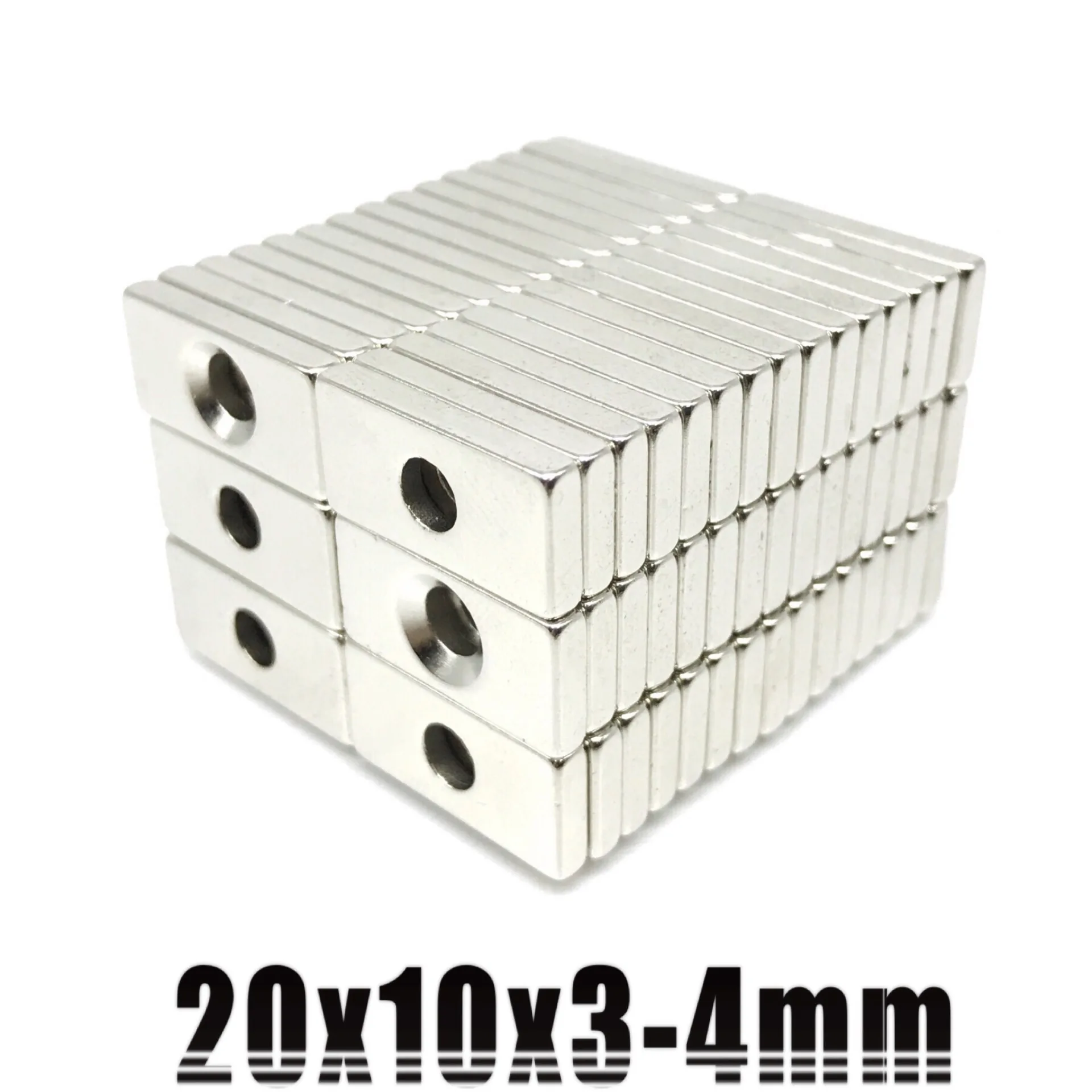 5/10/20/50/100 Pcs 20x10x3-4 Block NdFeB Neodymium Magnet