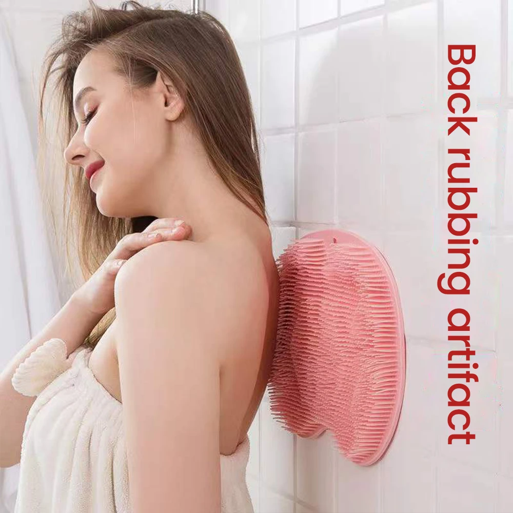 

Bathroom Brushes Body Massage Exfoliating Brush For Cleaning Shower Scraper Non-slip Shower Foot Brush Restroom Accessories
