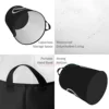 Aphex Twin Print Round Laundry Hamper Storage Basket Toys Clothes Organizer Bin for Home Bathroom Bedroom Dorm Nursery 4