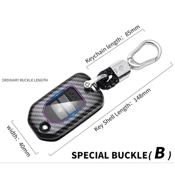 Cover chiate/telecomando per Honda Civic Accord FIT XRV VEZEL CITY JAZZ Odyssey Bags Shell accessori Auto - Fob 2 3 pulsanti custodia per chiave Auto per Honda Civic Accord FIT XRV VEZEL