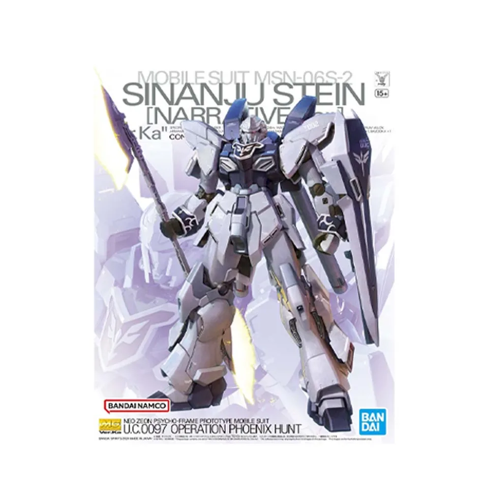 Original Bandai MG 1/100 GUNDAM MSN-06S Sinanju Stein Ver Ka