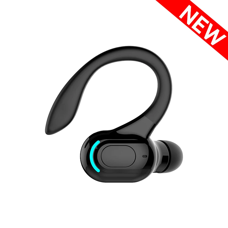Waterproof Bluetooth 5.2 Wireless HiFi Earbuds with Mini Ear Hooks & Microphone