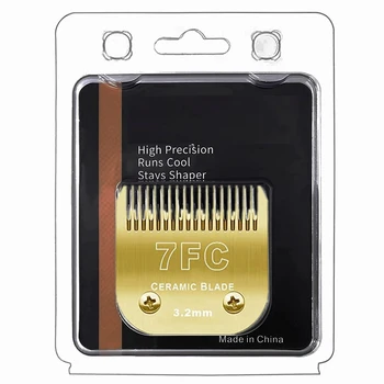 Juego de cuchillas de cerámica desmontables de repuesto para cortadora de s, Compatible con Andis,Oster A5,Wahl KM10 Series Clippers