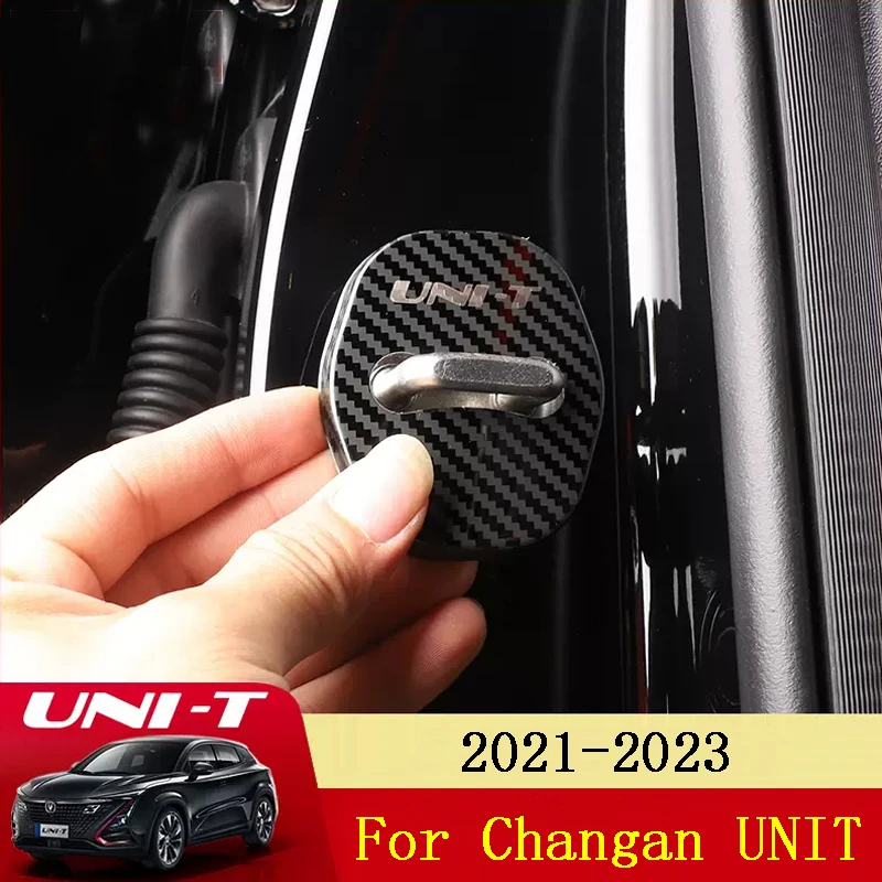 

Car Door Lock Buckle Latch Stop Anti Rust Door Lock cover Protect Buckle Cover For Changan Unit Uni-t 2021-2023 Accessories