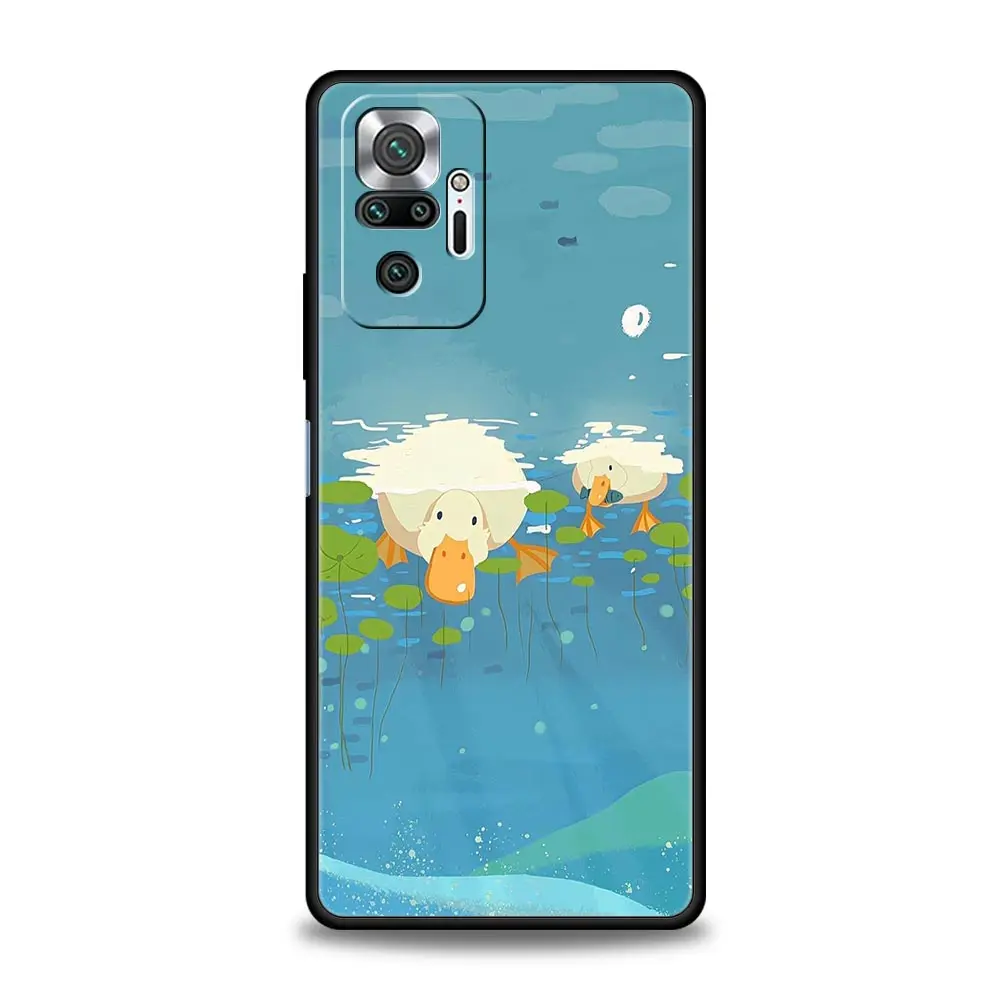 Whimsical Duck Soft TPU Phone Case Cover