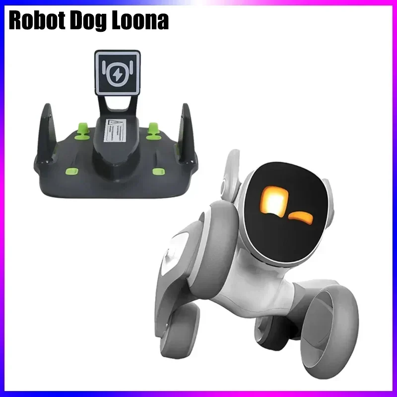 

Intelligent Robot Dog Loona Luna Emotional Interaction Virtual Pets Ai Puzzle Electronic Accompany Pet Desktop Robot Companion