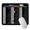 Shortcut Key Mouse Pad Desk Pad EXCEL/PPT/WORD Shortcut Key 8.3X10.2inch Keyboard Mouse Pad, Living Room Bedroom 3D Gaming Mouse 1