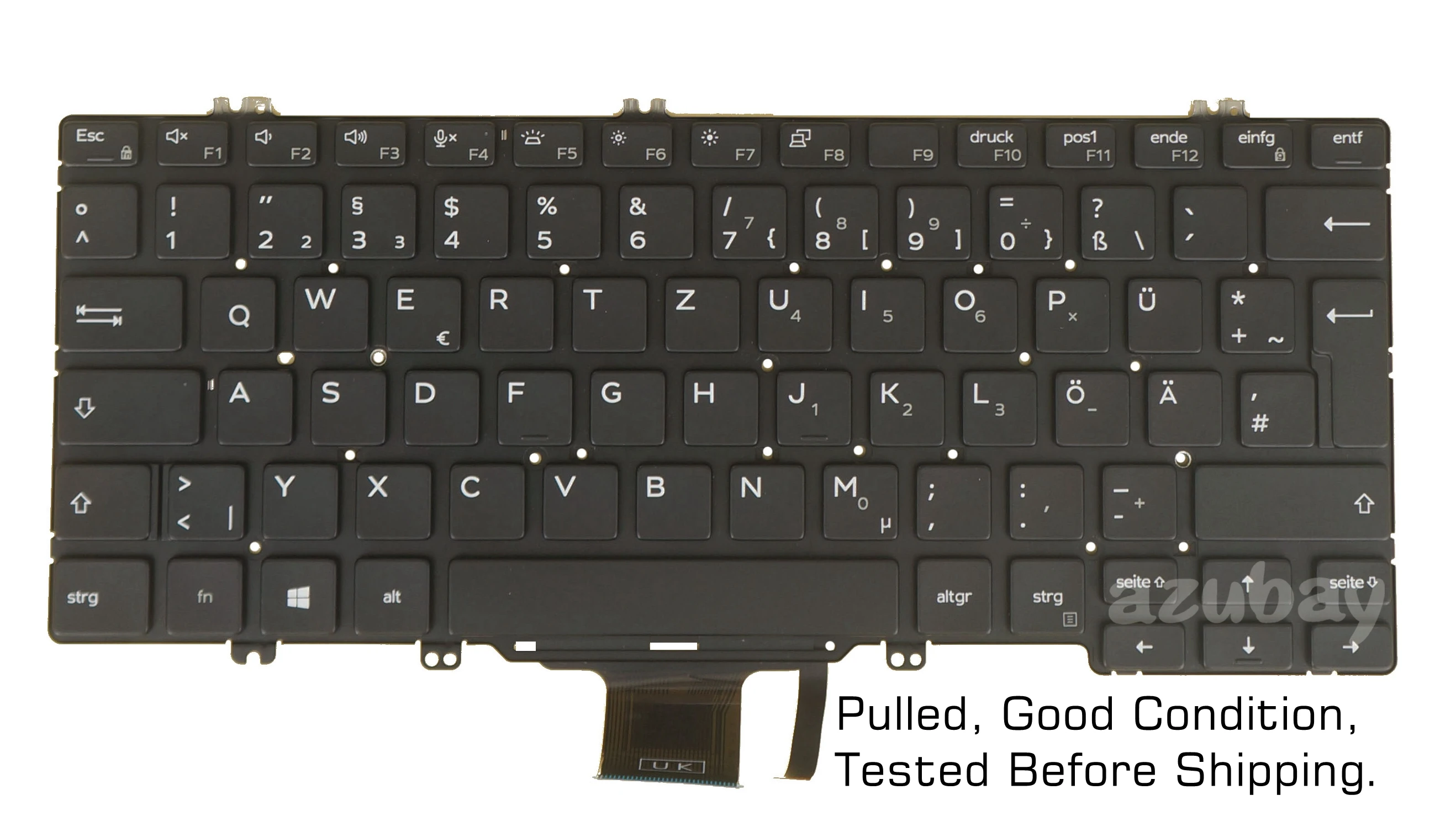 ラップトップキーボードDell Lite5310,5300, 5300, 7300,uk,la