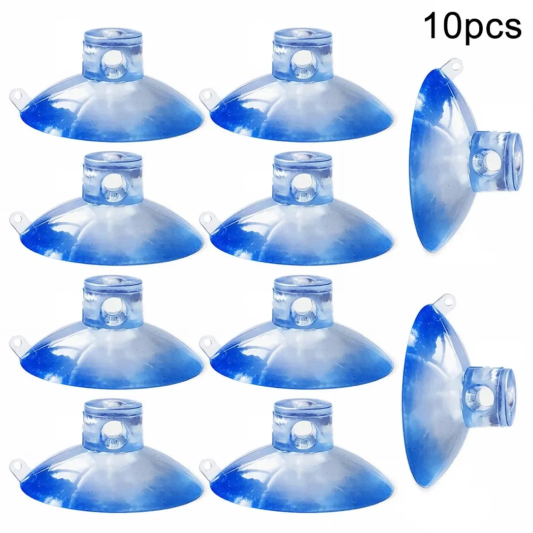 10PCS Mushroom Head Clear Suction Cups Thumb Nut Strong Vacuum Suckers PVC Kitchen Bathroom Window Wall Car Hooks