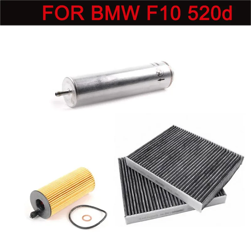 

filter set ac filter oil filter and fuel filter for BM serice f10 520d 11428507683 13327811227 64119272642 genuine