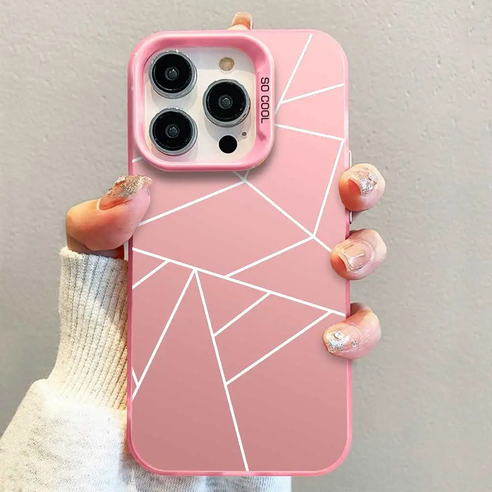 Silver IMD Protective Phone Case - Stylish and Durable Cover