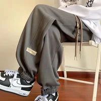 Casual Vintage Oversize Men's Pants Loose Fit American Style Sweatpants Plus Sizes For Spring Summer Season