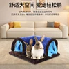 Warm Guinea Pig Hideout Tunnel Bed, Soft Removable Guinea Pig Tunnels And Tubes for Cage, Guinea Pig Hides Fleece For Rat, Sturd 6