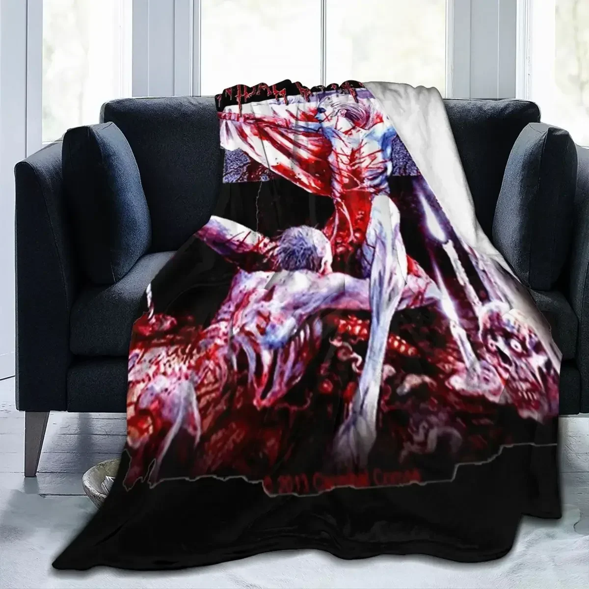 Cannibal Corpse Rock Band Merchandise Blanket Coral Fleece Plush Sofa Heavy Metal Throw Blanket Cozy Warm for Office Bedspreads 5