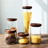 Storage Jar Hermetic Pots for Food Sealed Container Tea Coffee Sugar Storage Jars Glass Jar With Lid Airtight Food Containers 5